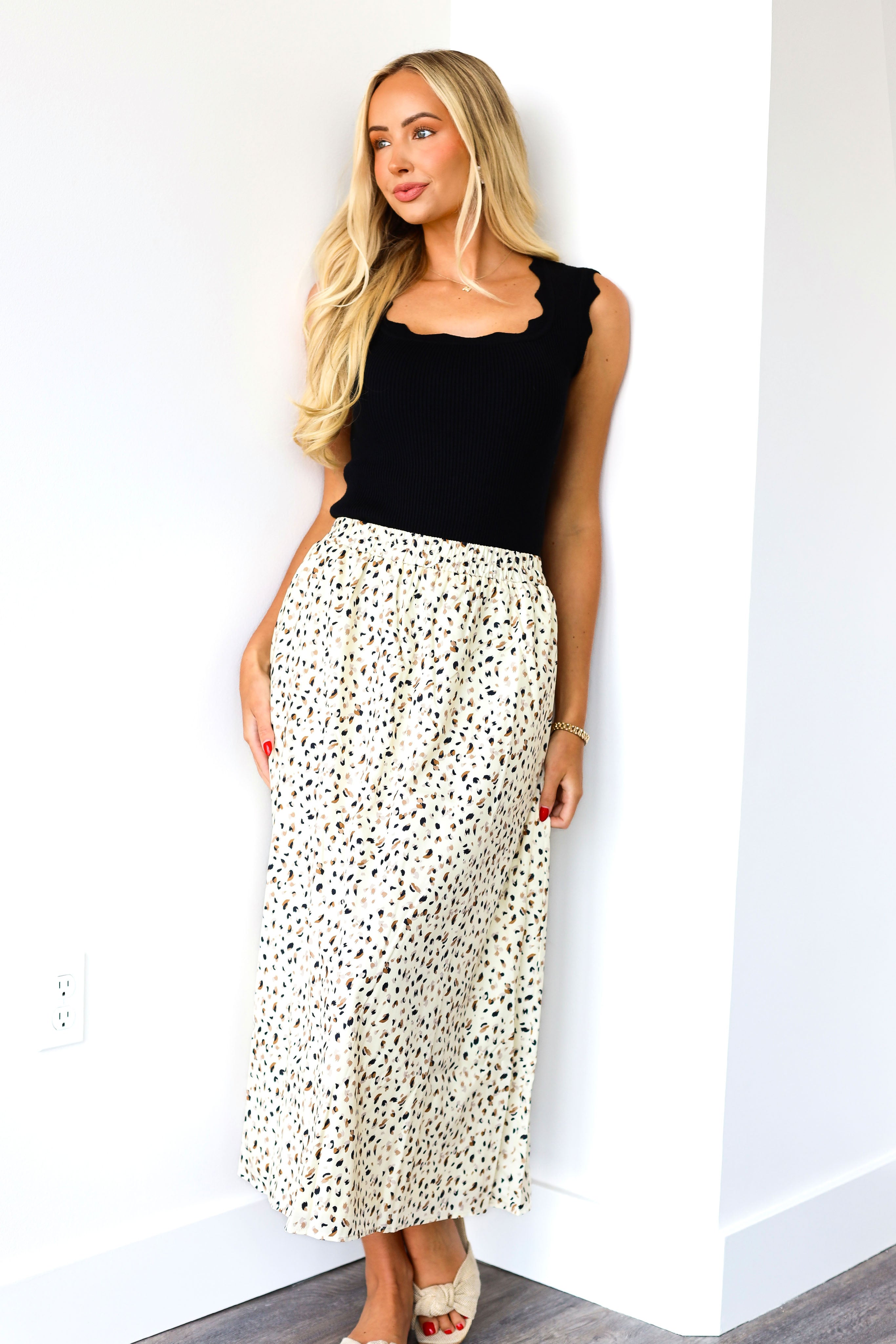 Falling For Love Modest Skirt