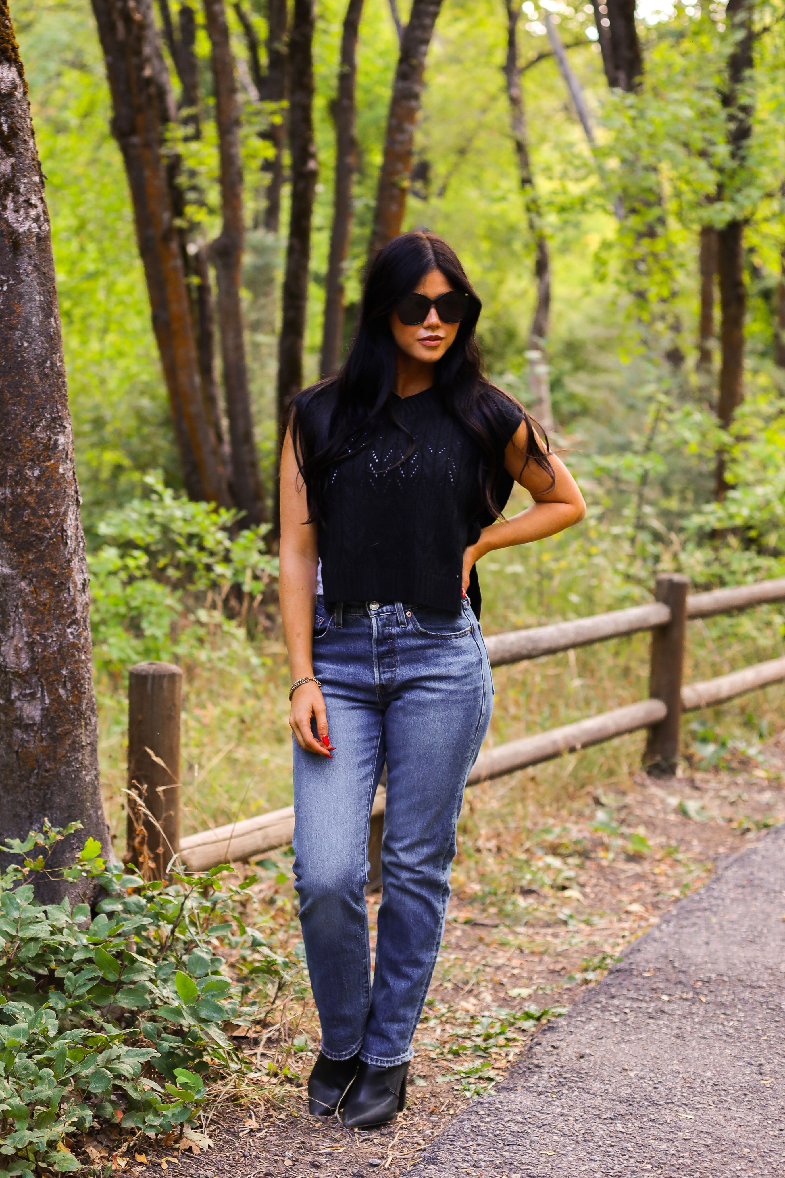 Cable Knit Sweater Vest