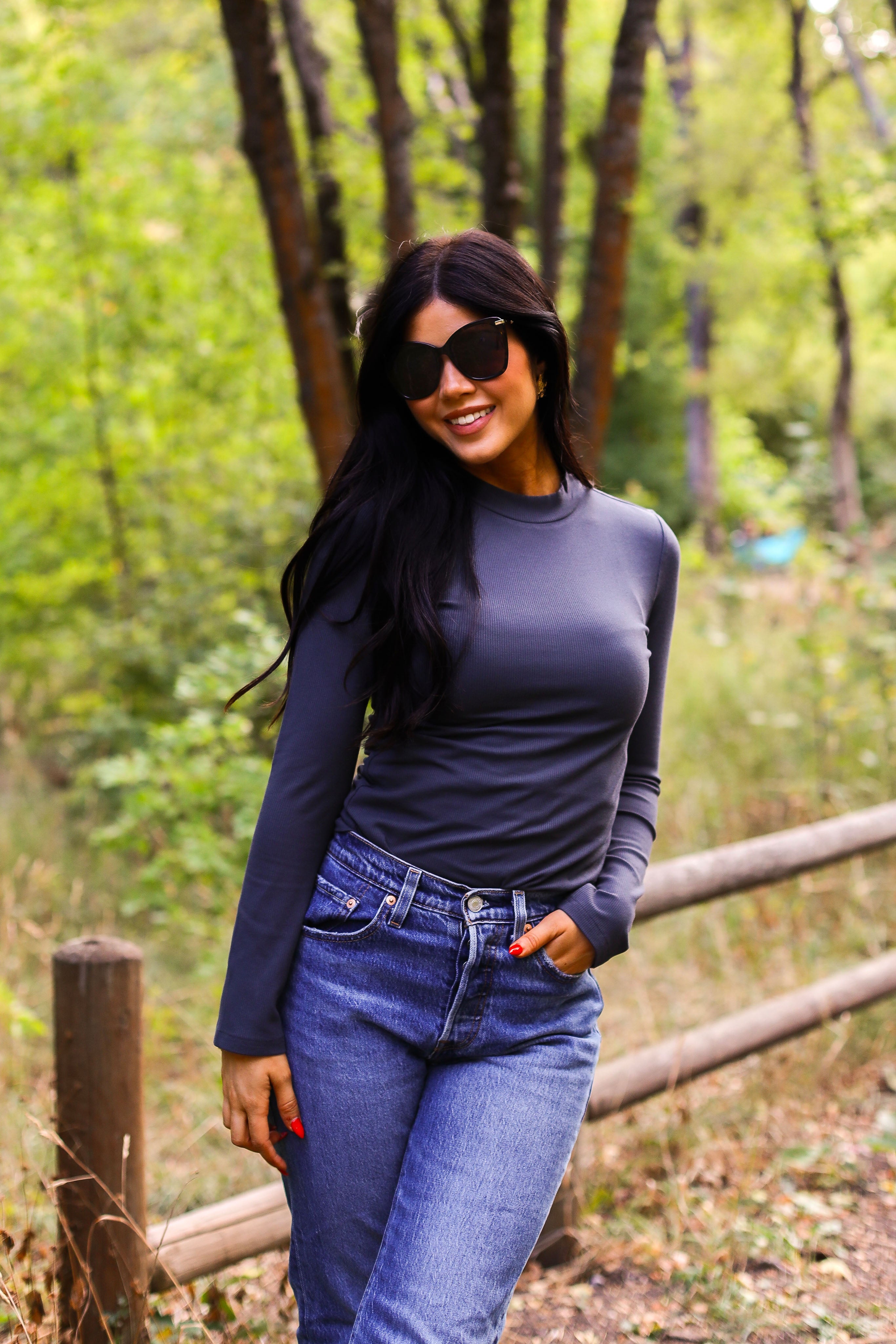 Love Is The Guide Mock Neck Tee