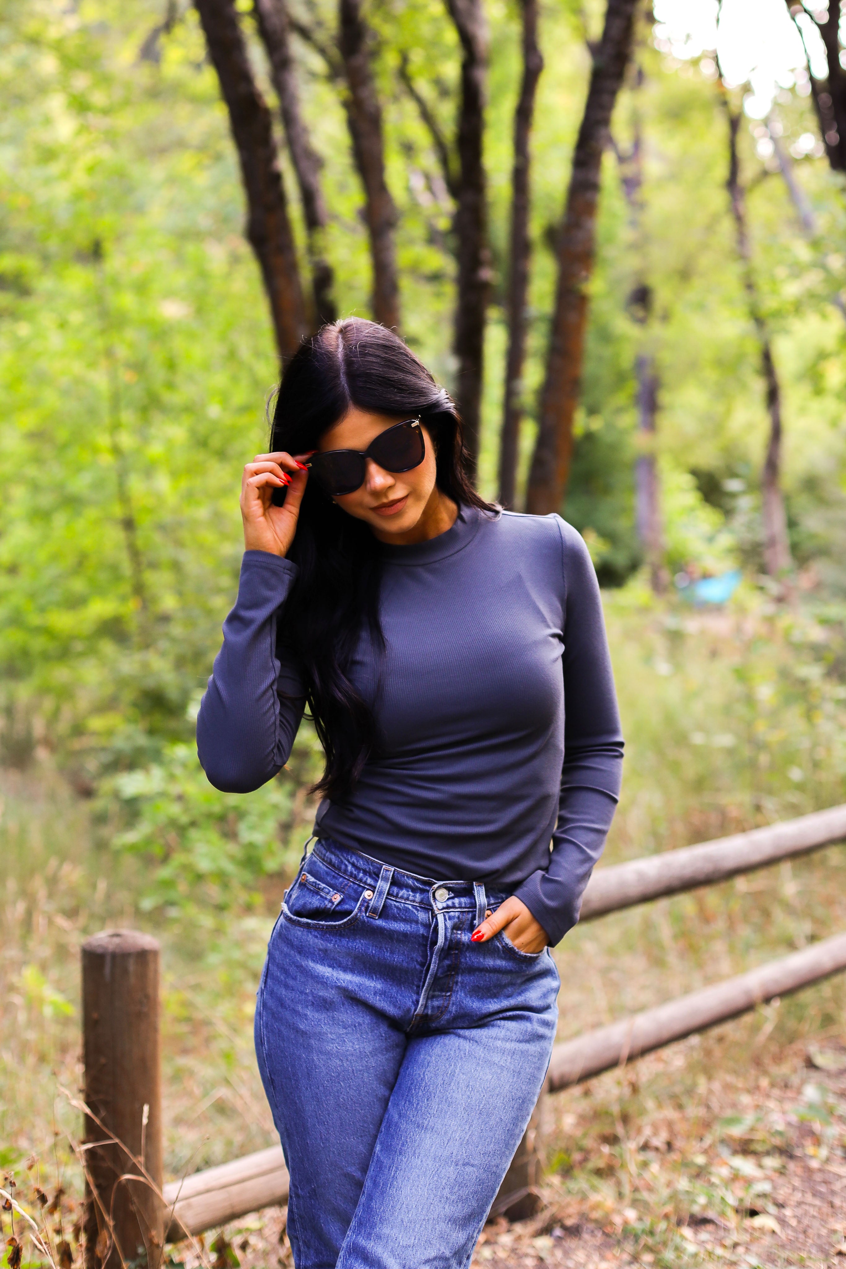 Love Is The Guide Mock Neck Tee