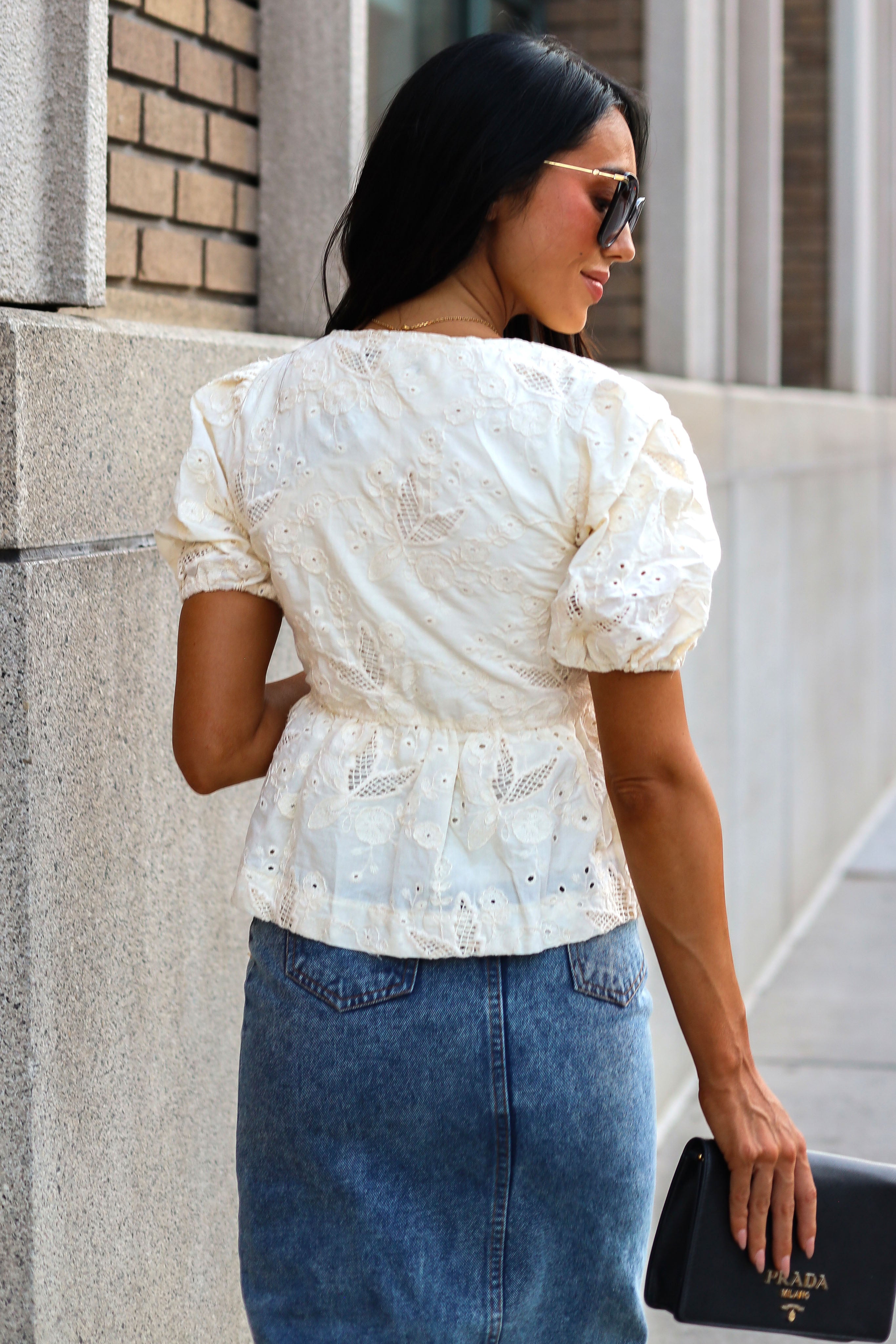 Simply Love Tie Front Blouse