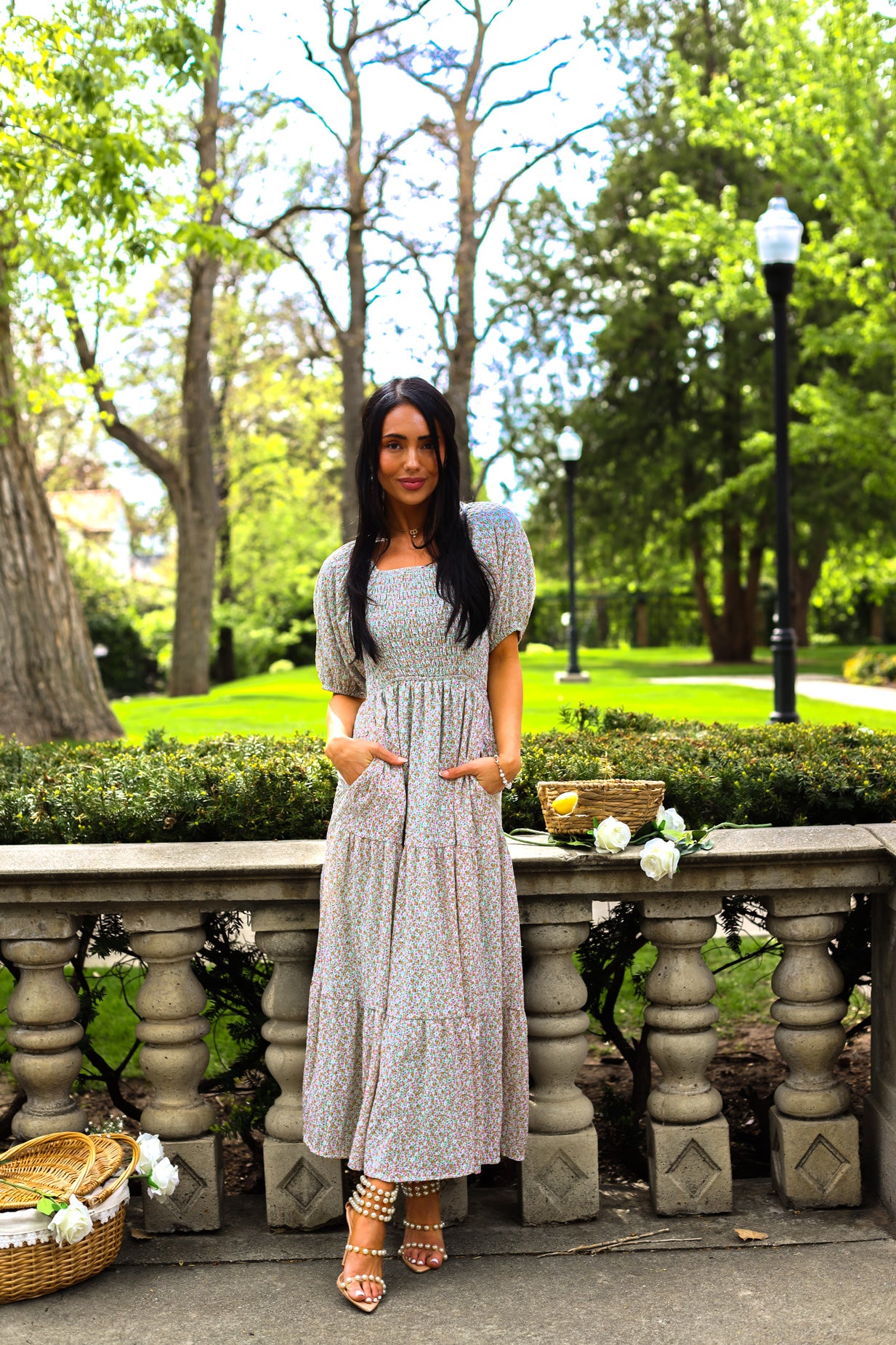The Indy Modest Floral Dress