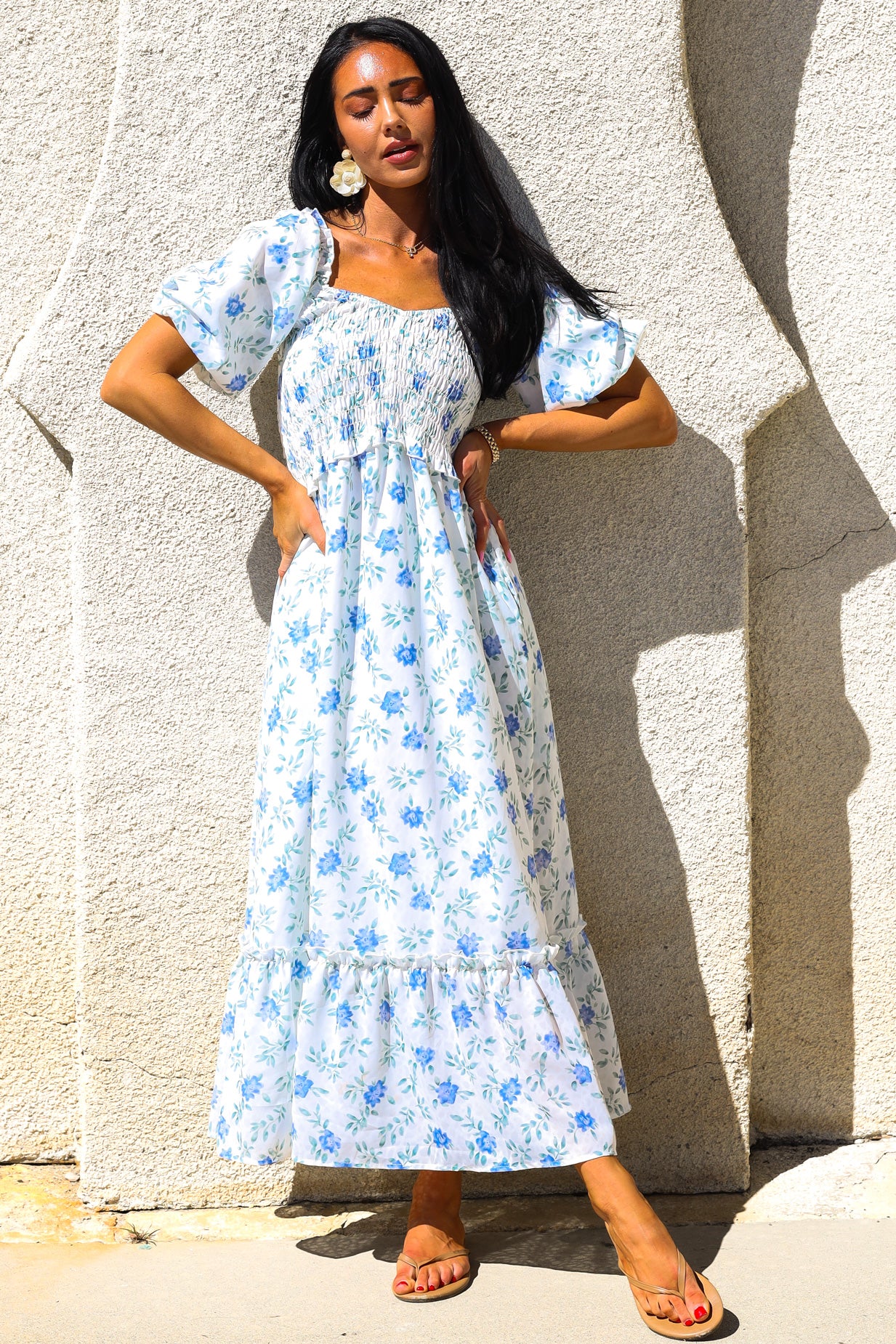 The Jensen Modest Floral Dress