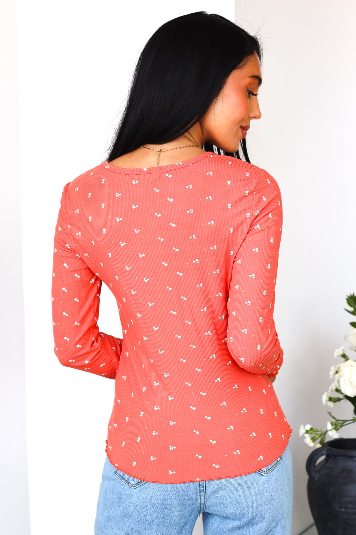 Hopeful Love Ribbed Top