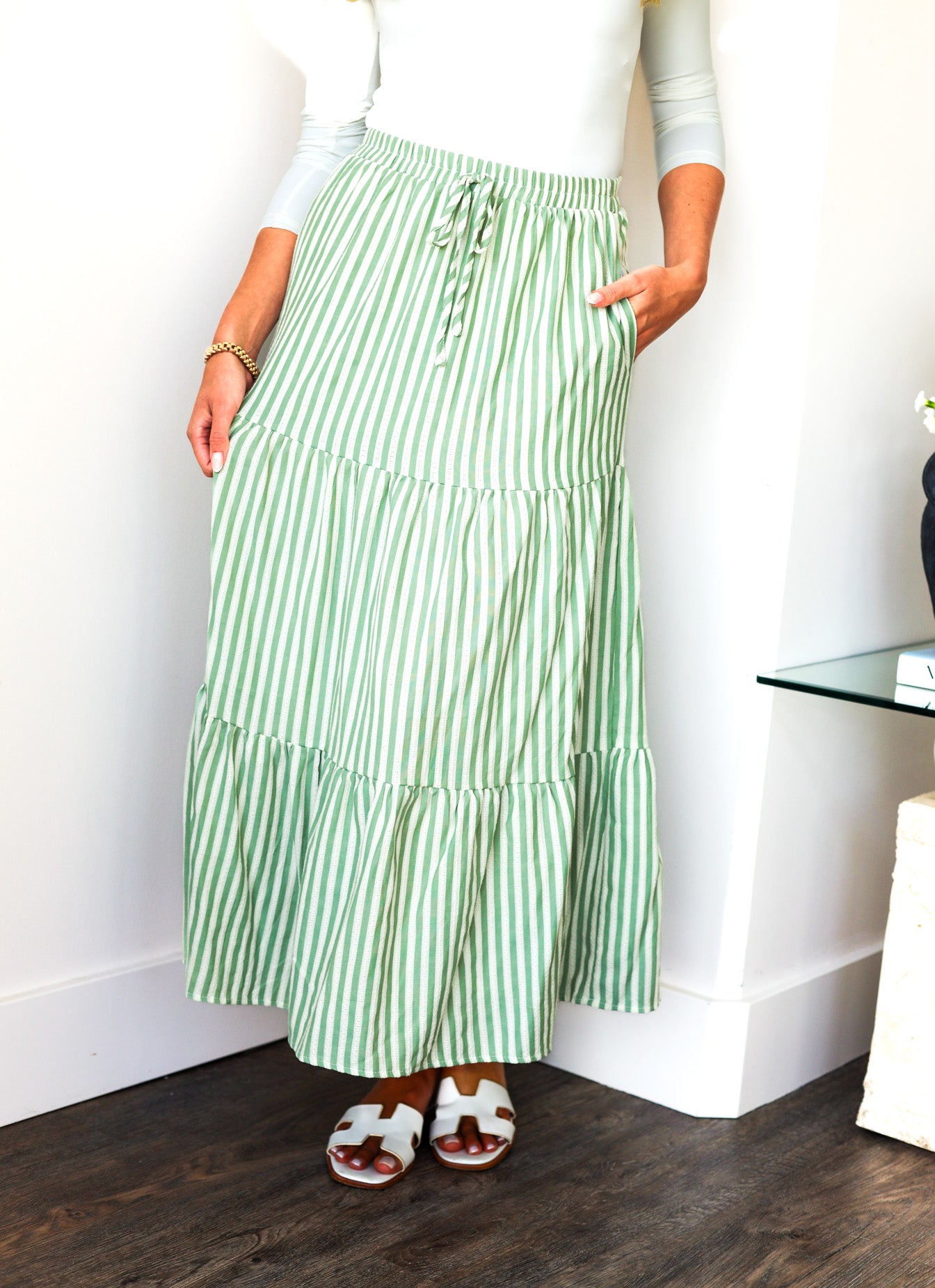 It's A Long Story Tiered Skirt