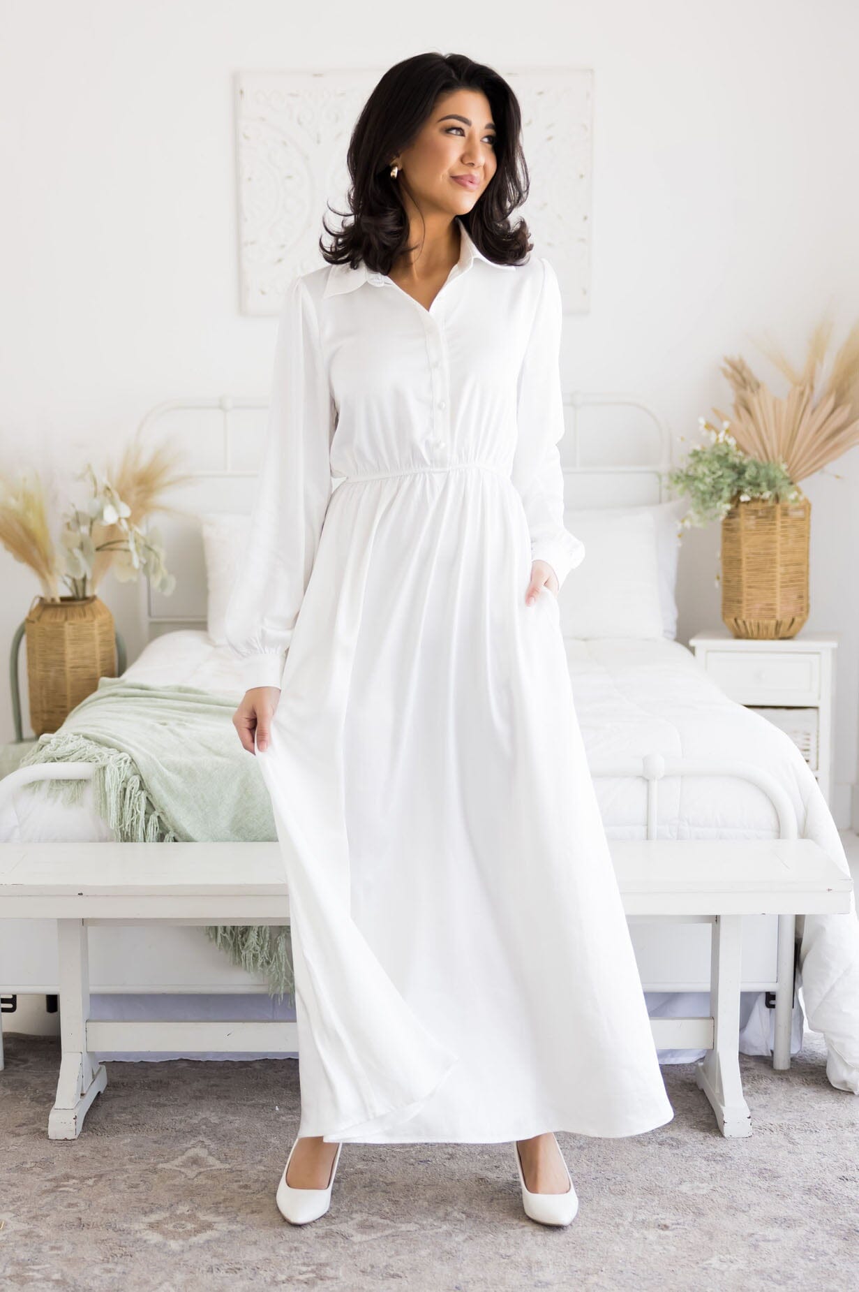 The Reva Modest Temple Dress