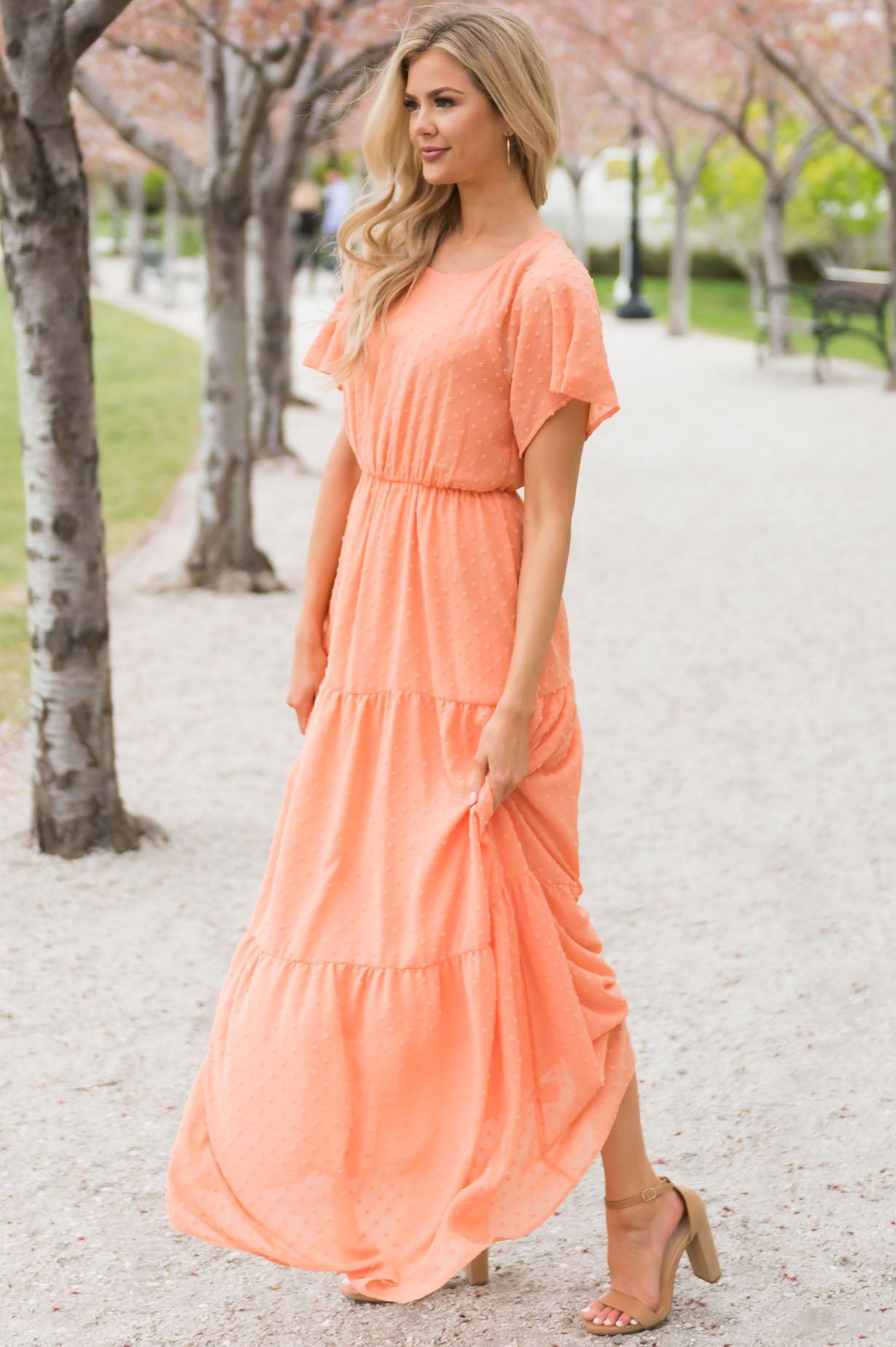 The Haliegh Swiss Dot Modest Dresses vendor-unknown 