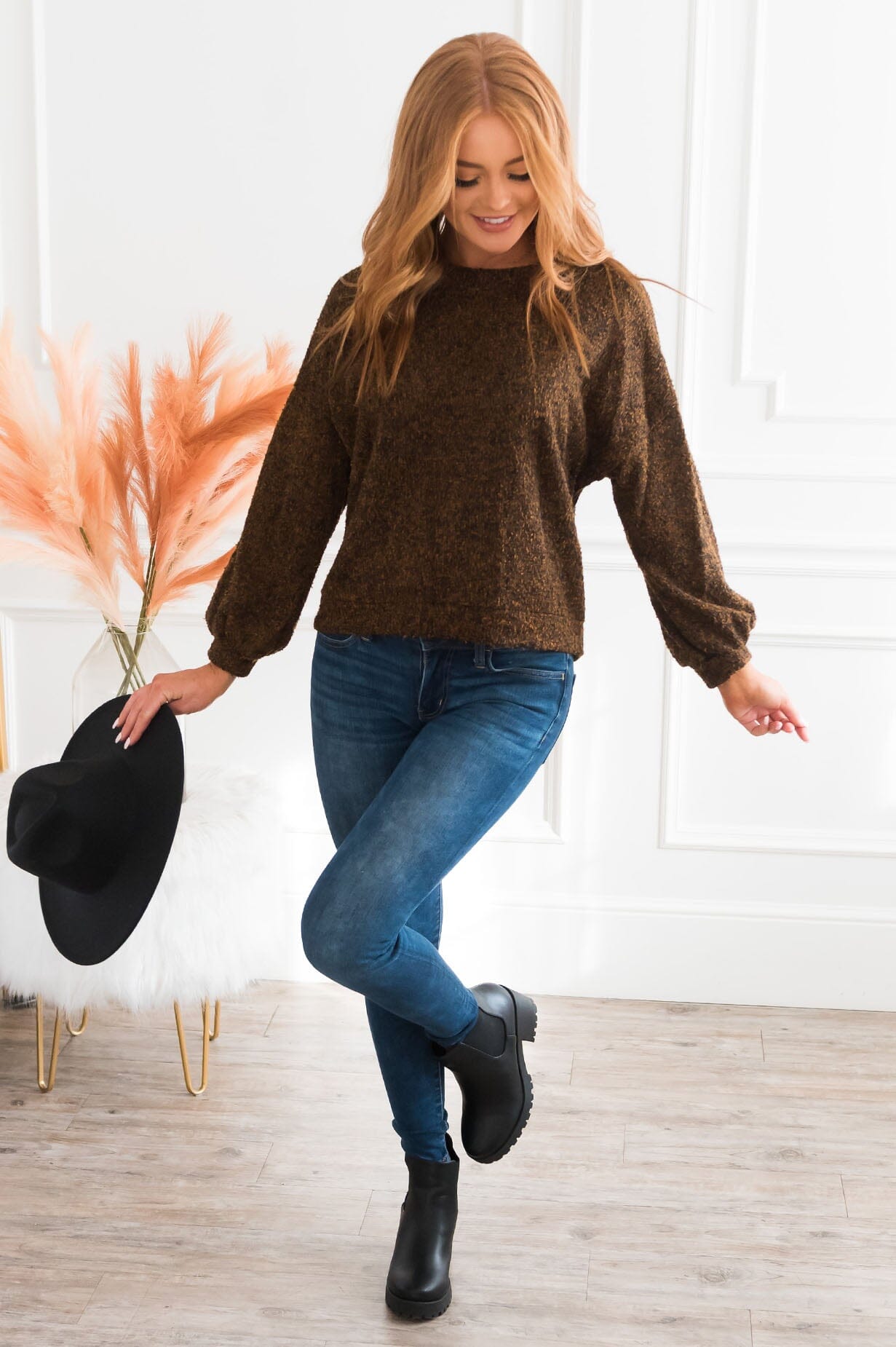 By The Candle Light Modest Sweater Modest Dresses vendor-unknown 