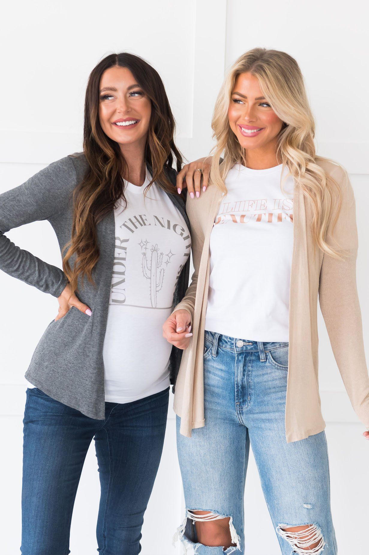 Under The Night Sky Modest Tee Modest Dresses vendor-unknown 