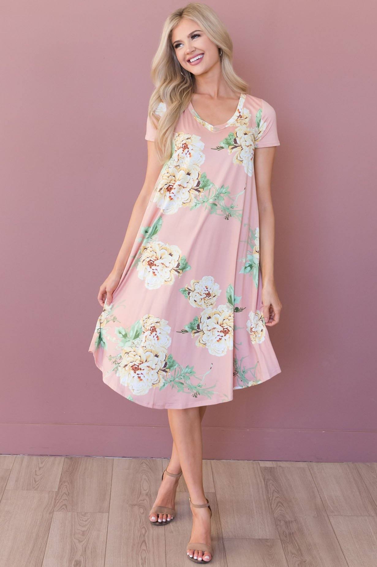 The Lola Swing Dress Modest Dresses vendor-unknown 