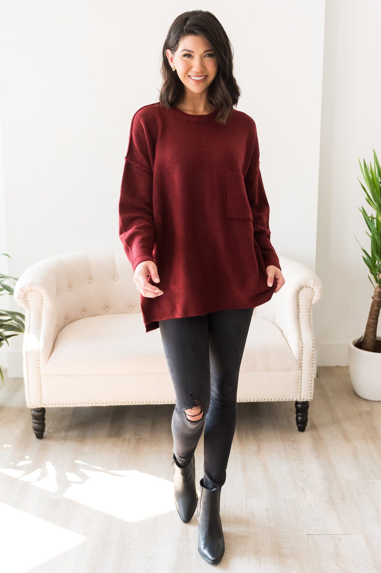 Thankful Thoughts Modest Sweater Modest Dresses vendor-unknown 