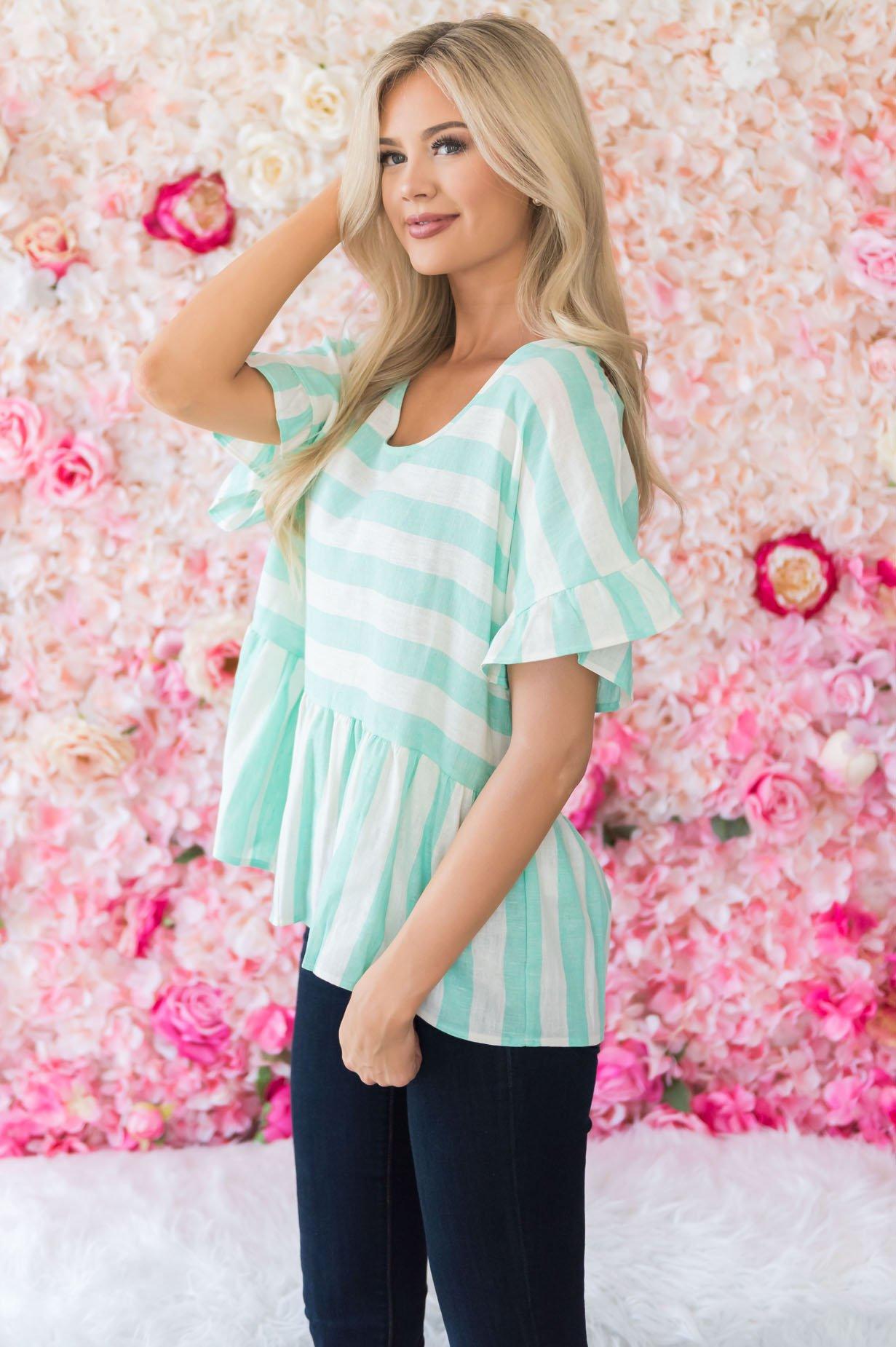 Best Of Luck Modest Blouse Modest Dresses vendor-unknown 