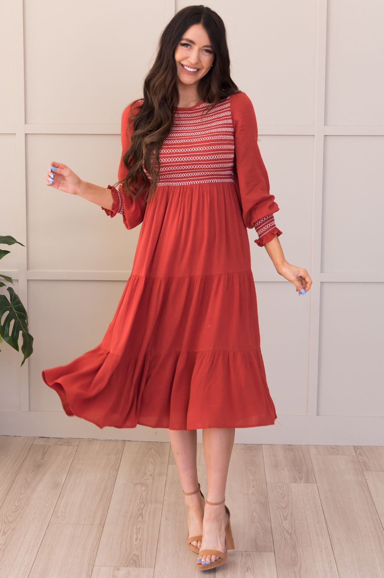 The Brenda Modest Dresses vendor-unknown 