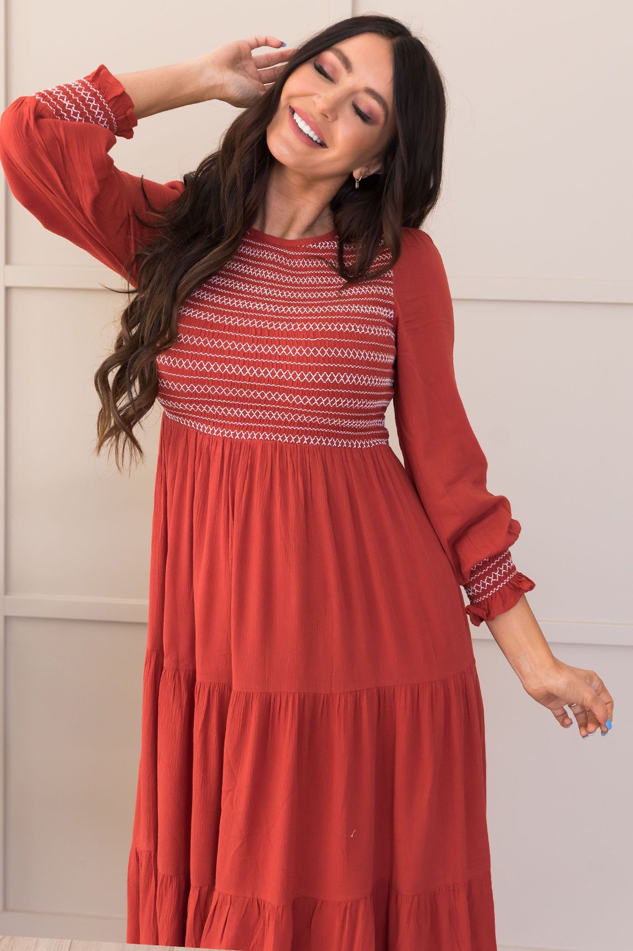 The Brenda Modest Dresses vendor-unknown 