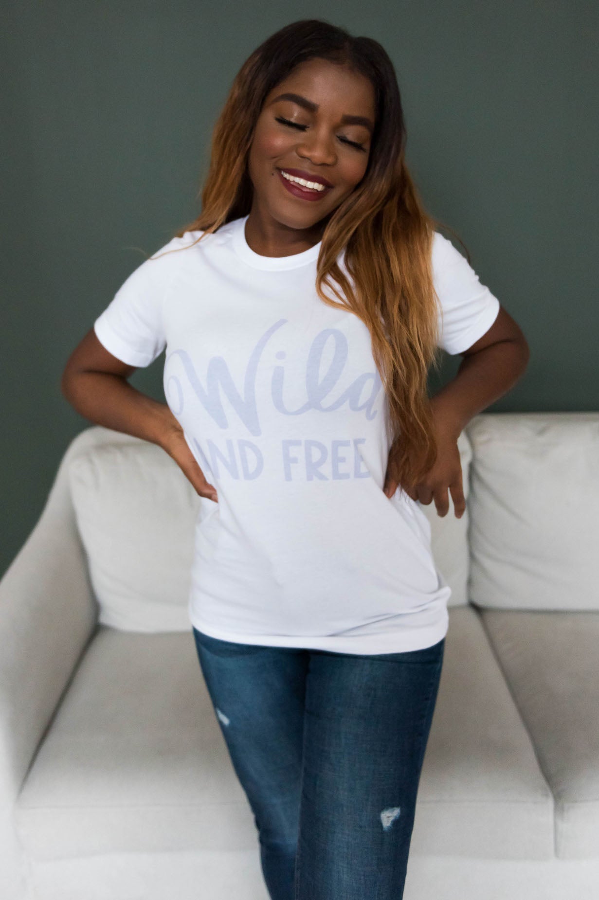 Wild & Free Modest Tee Modest Dresses vendor-unknown 