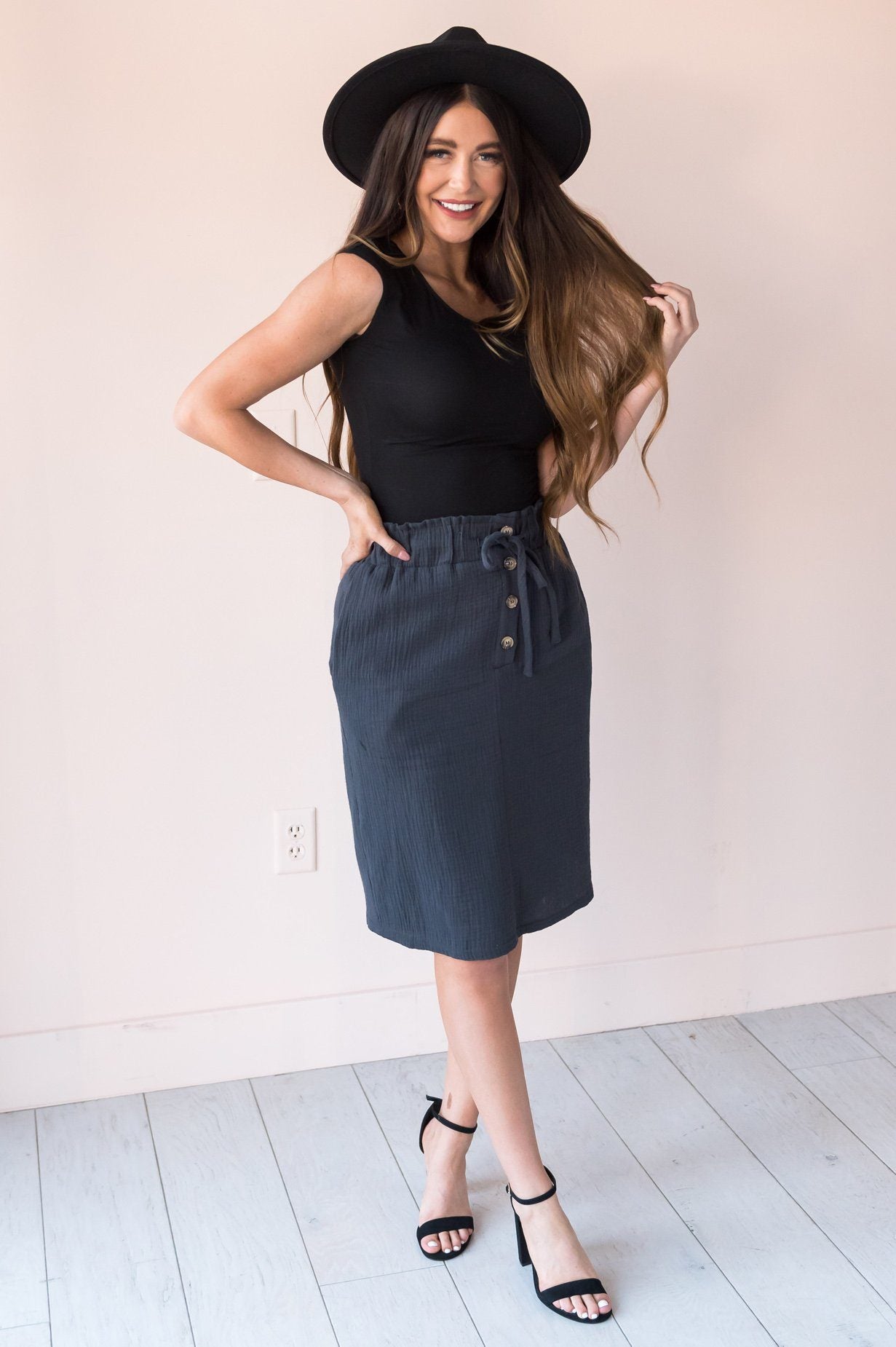 Autumn Glow Modest Skirt Skirts vendor-unknown 