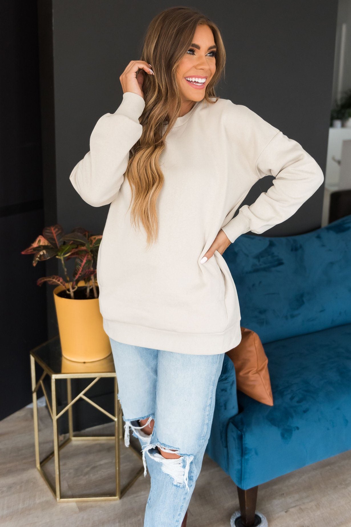 Dream Of Me Modest Crewneck Modest Dresses vendor-unknown 