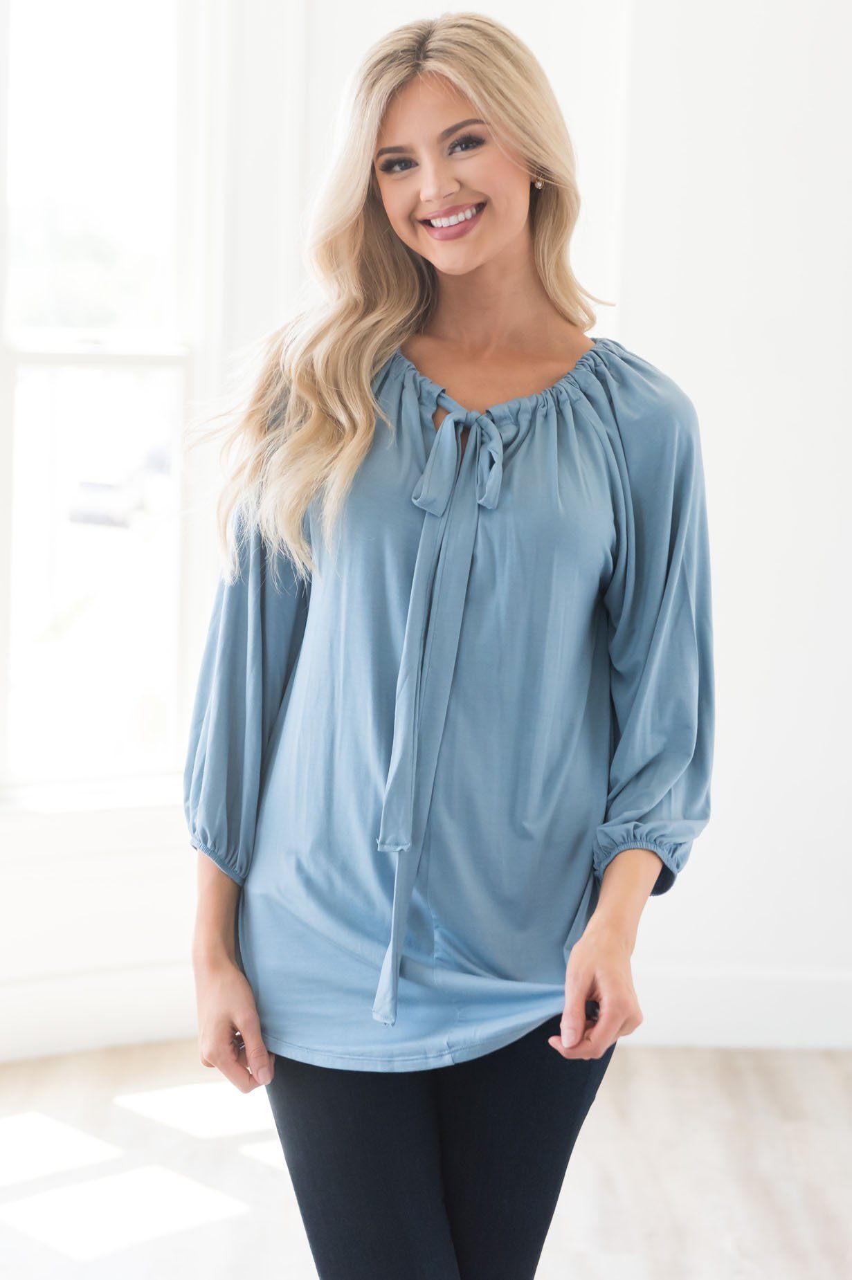 Everlasting Grace Modest Blouse Tops vendor-unknown 