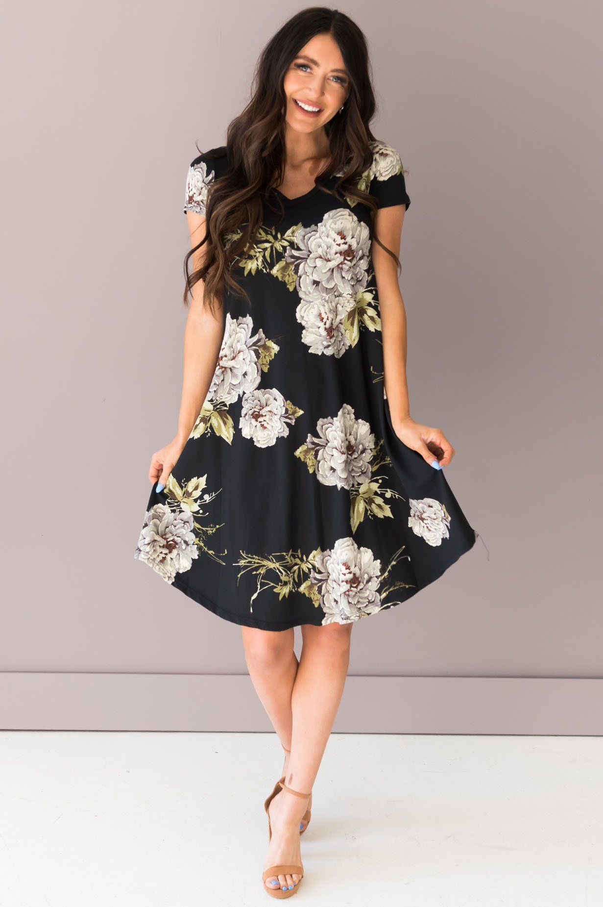 The Lola Swing Dress Modest Dresses vendor-unknown 
