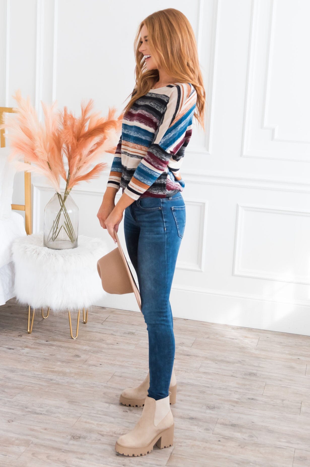 Tell Me More Modest Dolman Sleeve Top Modest Dresses vendor-unknown 