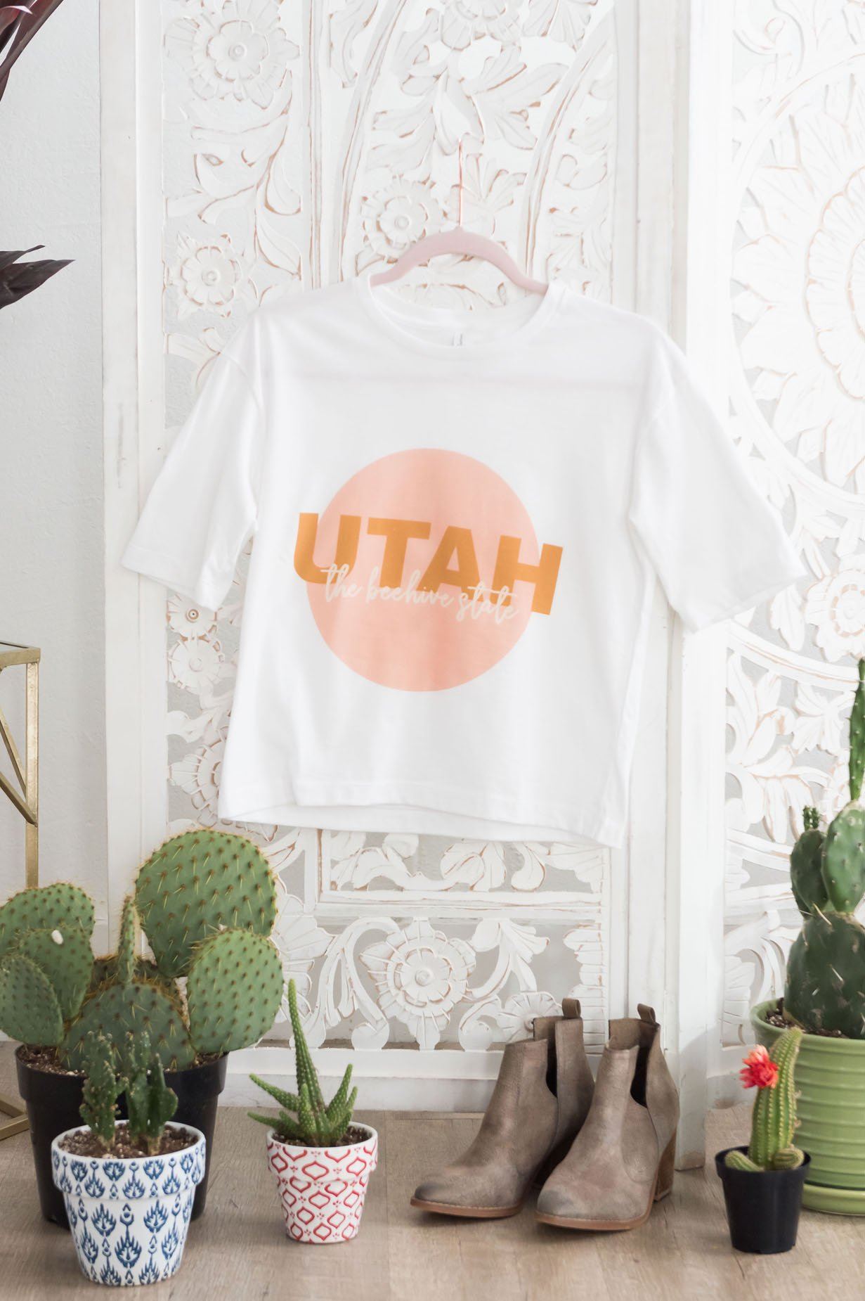 Utah Graphic Modest Tee Modest Dresses vendor-unknown 