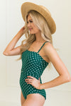 Chasing Waves Modest Polka Dot One Piece Modest Dresses vendor-unknown