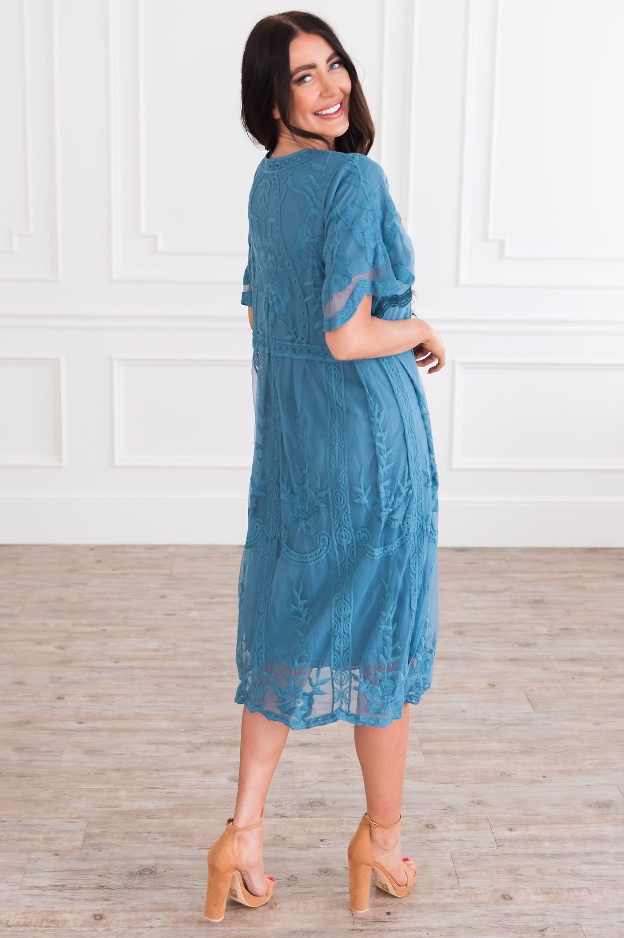The Paizley Boho Dress Modest Dresses vendor-unknown 