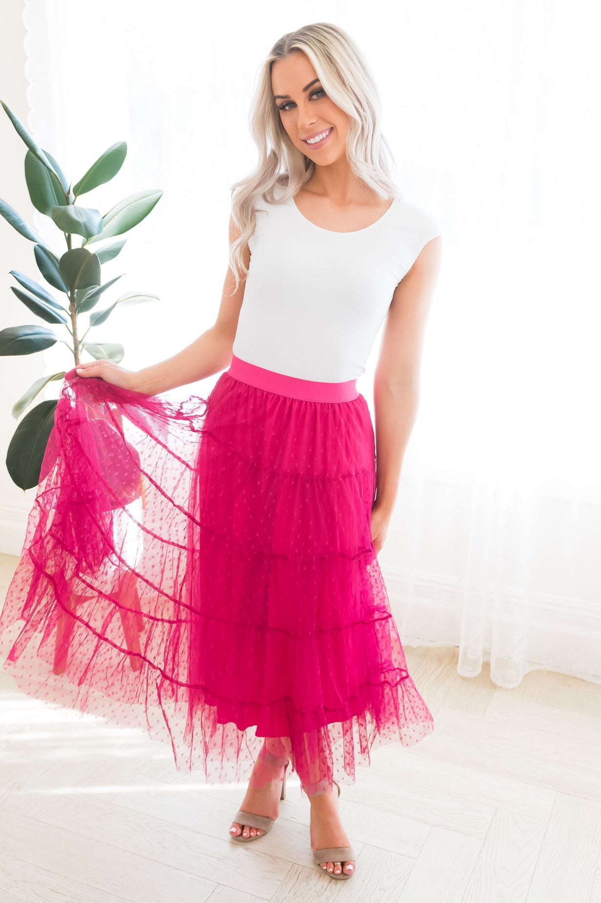 Faithful Love Modest Tulle Skirt Skirts vendor-unknown 