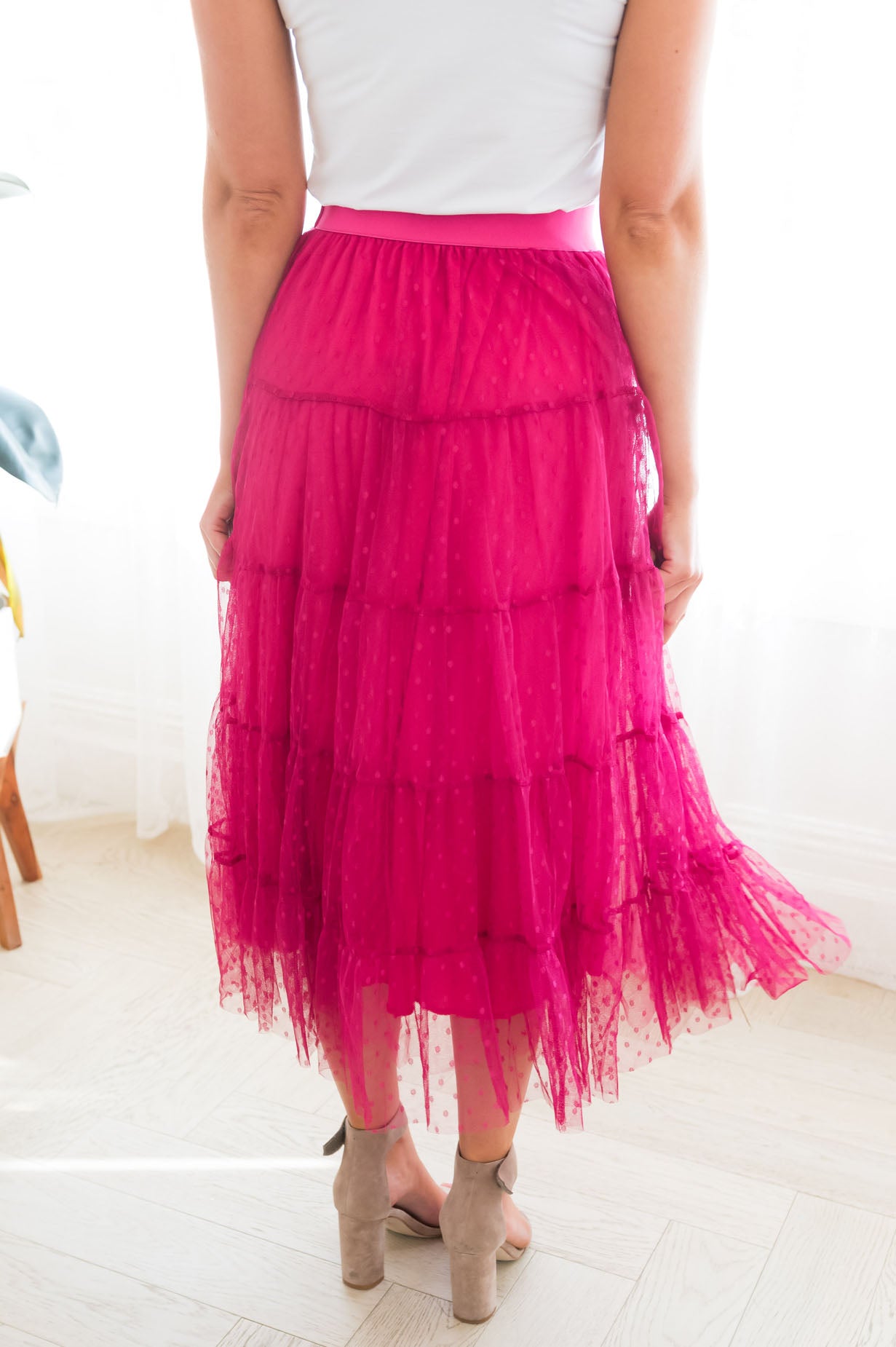 Faithful Love Modest Tulle Skirt Skirts vendor-unknown 