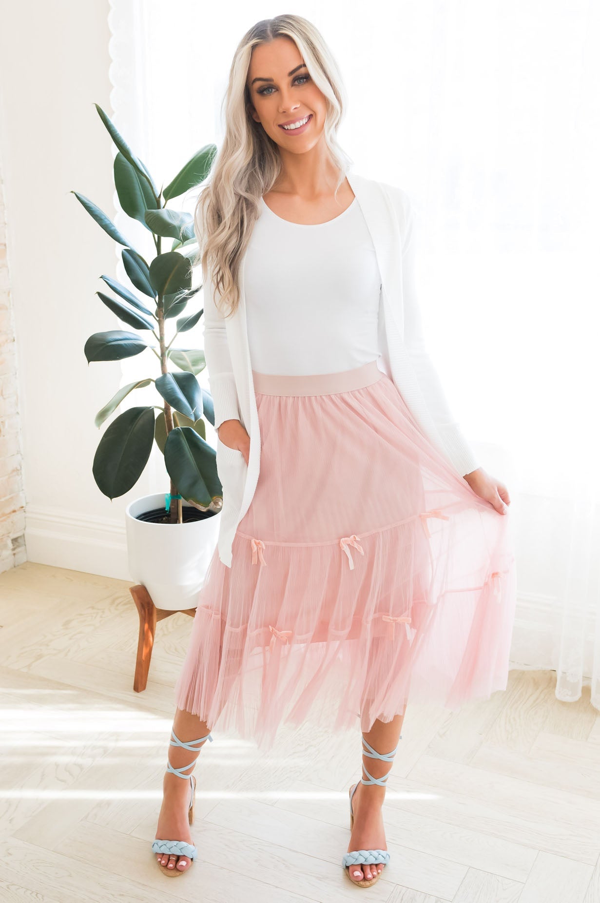 Beautiful Bows Modest Tulle Skirt Skirts vendor-unknown 