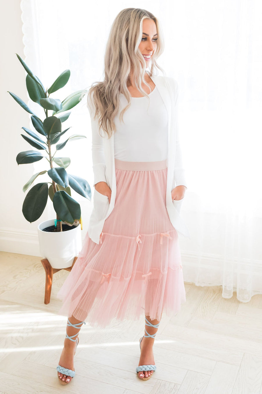 Beautiful Bows Modest Tulle Skirt Skirts vendor-unknown 