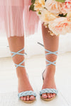 The Hailee Lace-Up Braided Heels Accessories & Shoes vendor-unknown