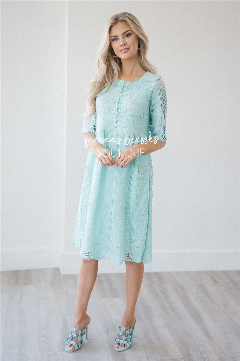 Love At First Sight- Nursing Friendly Modest Dresses vendor-unknown 