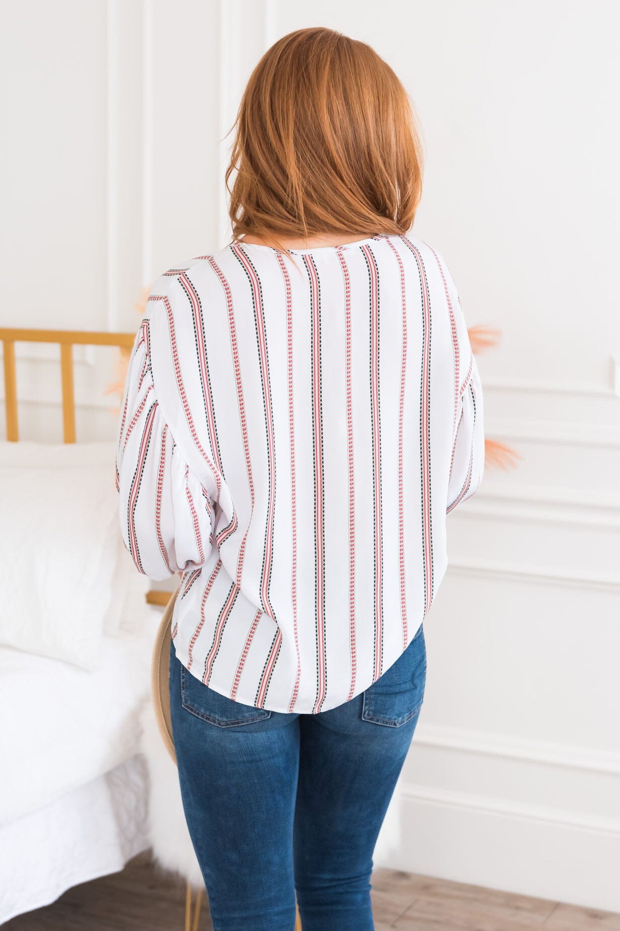 Give Love A Try Modest Tie Front Top NeeSee's Dresses 