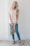 Baby Doll Lace Scallop Hem Blouse Tops vendor-unknown
