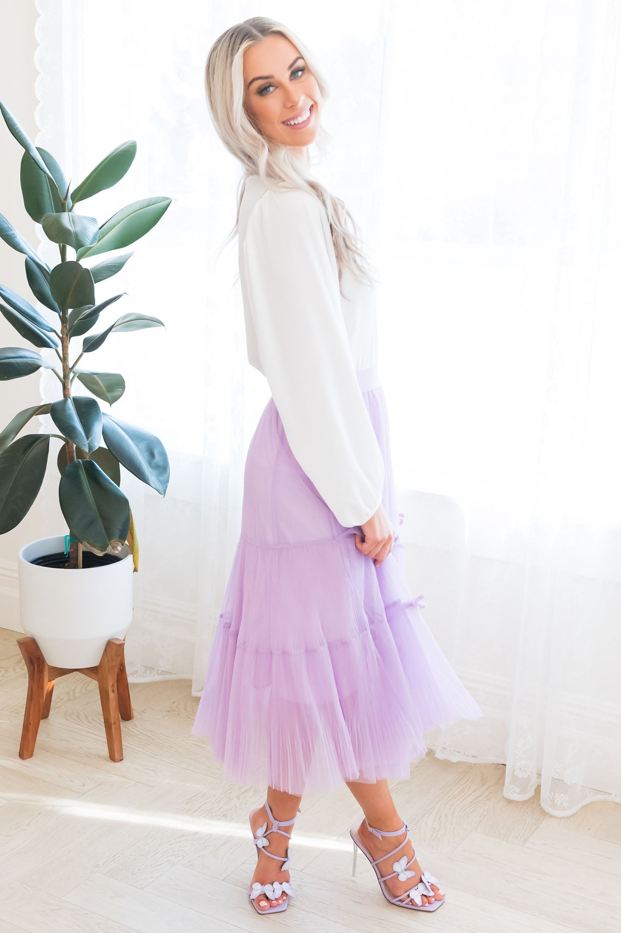 Beautiful Bows Modest Tulle Skirt Skirts vendor-unknown 