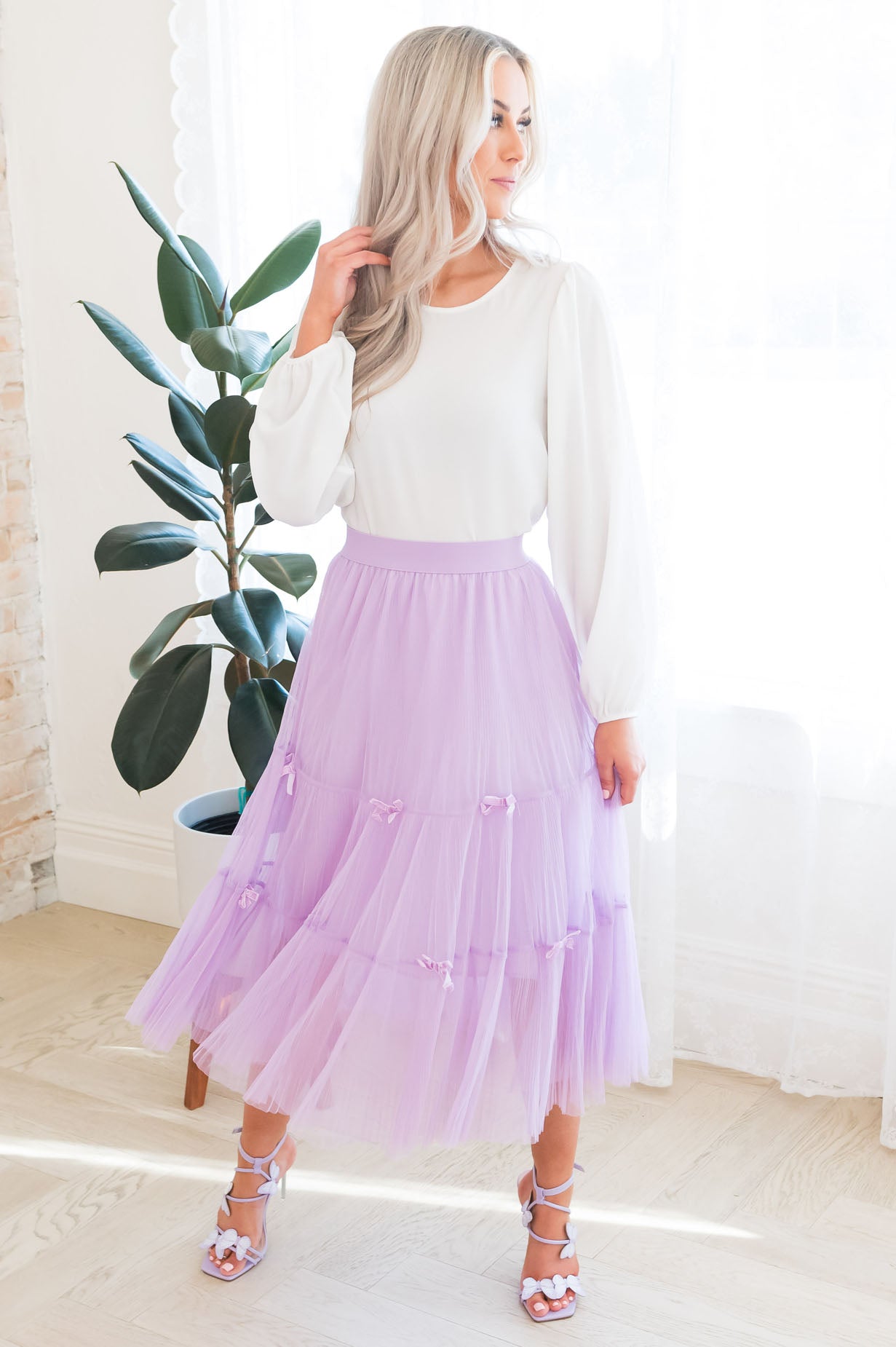Beautiful Bows Modest Tulle Skirt Skirts vendor-unknown 