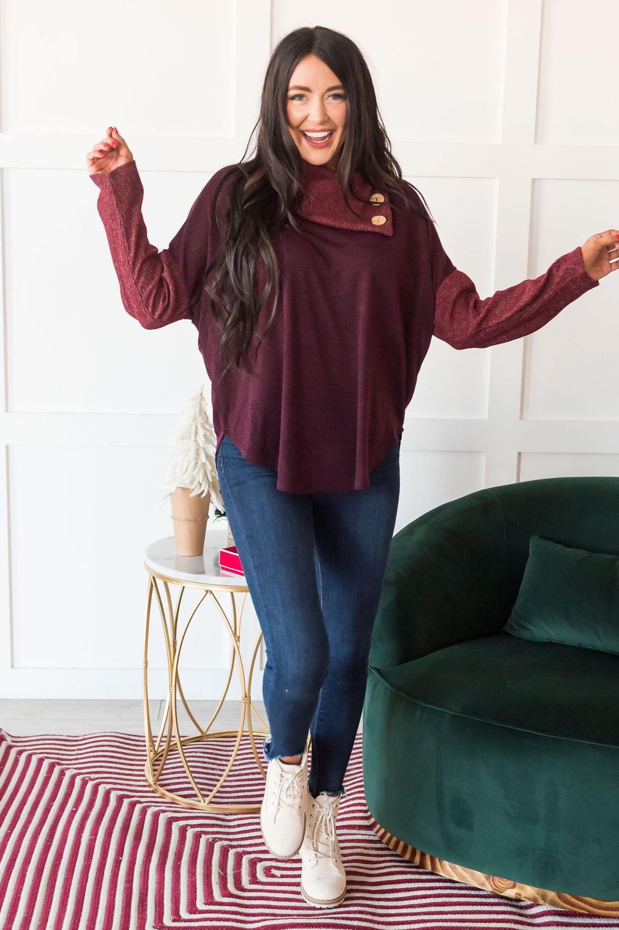 Wrap Me Up Modest Sweater Tops vendor-unknown 