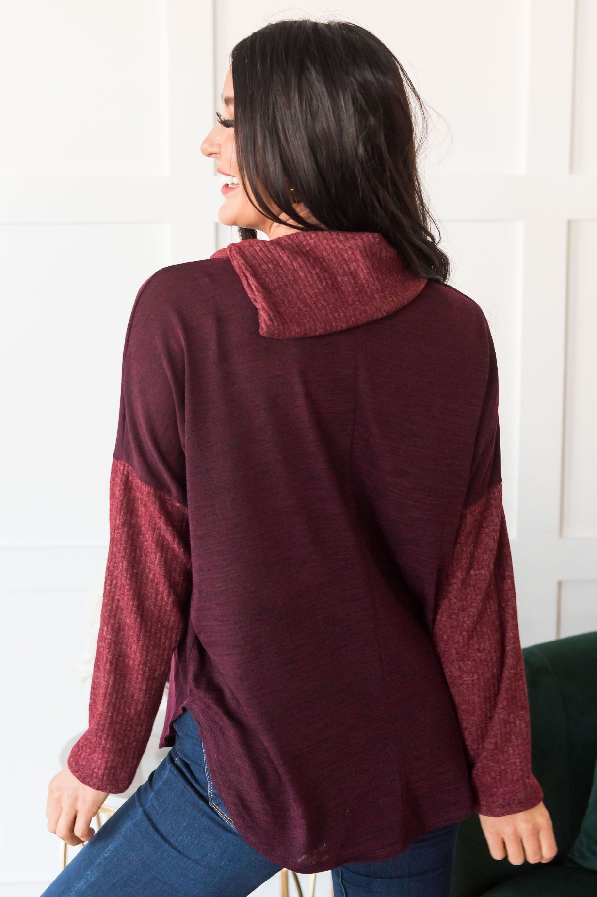 Wrap Me Up Modest Sweater Tops vendor-unknown 