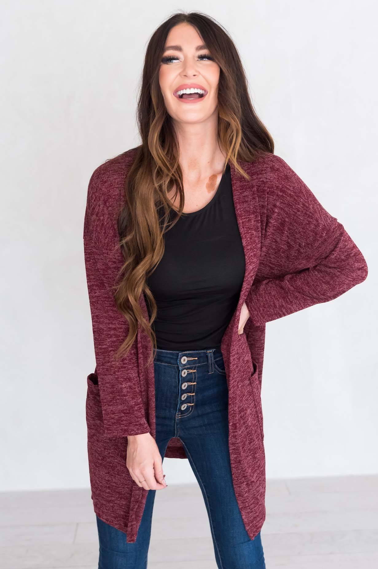 Harvest Wishes Modest Cardigan Modest Dresses vendor-unknown 