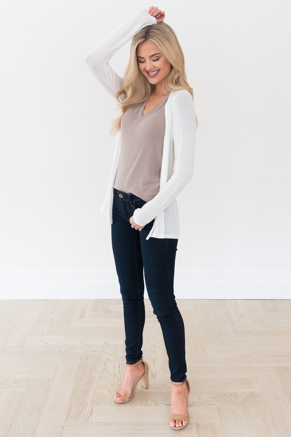 Bundled By Joy Modest Cardigan Tops vendor-unknown 