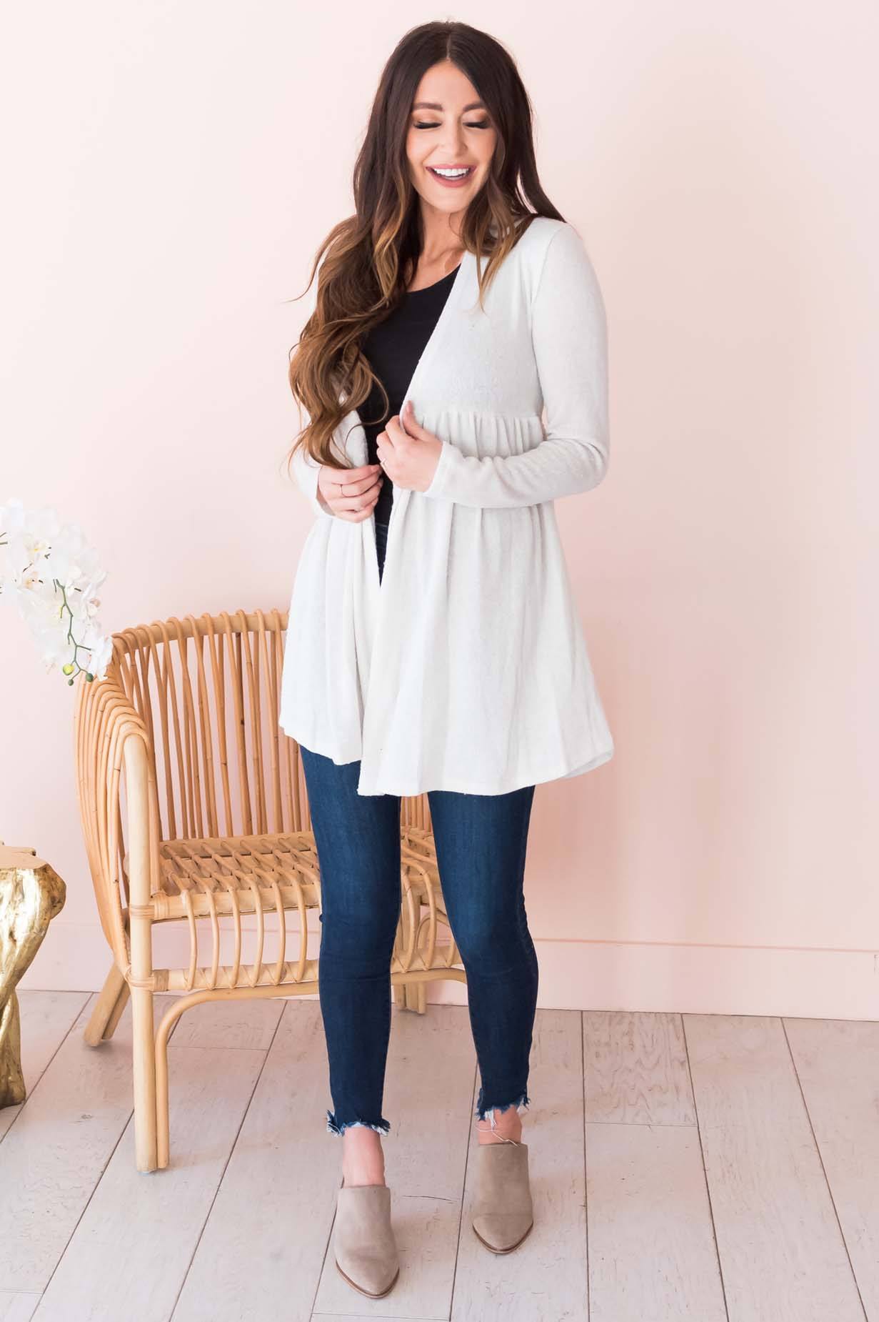 Yours Only Modest Cardigan Modest Dresses vendor-unknown 