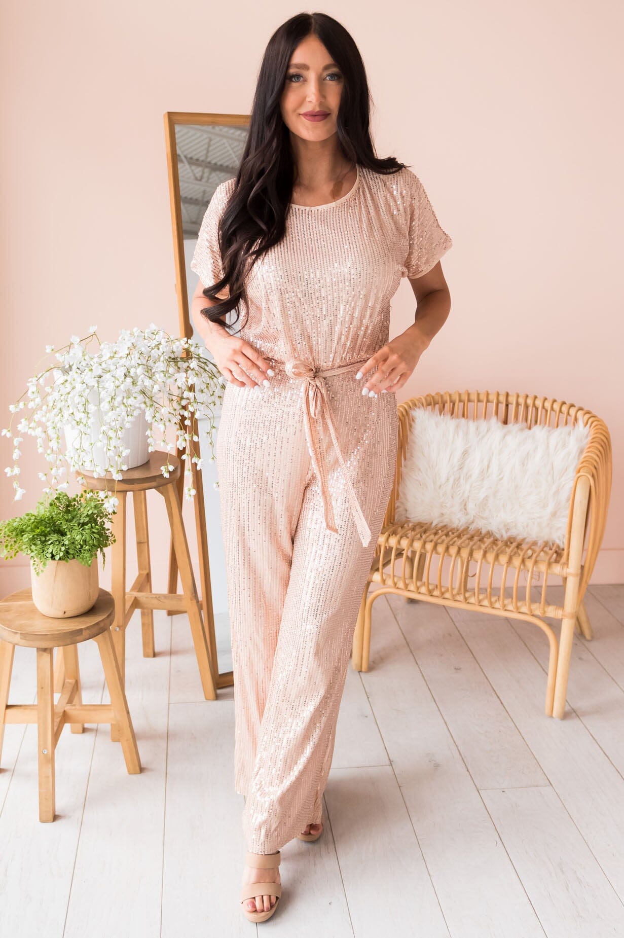 The Sabeena Modest Sequin Jumpsuit Modest Dresses vendor-unknown 