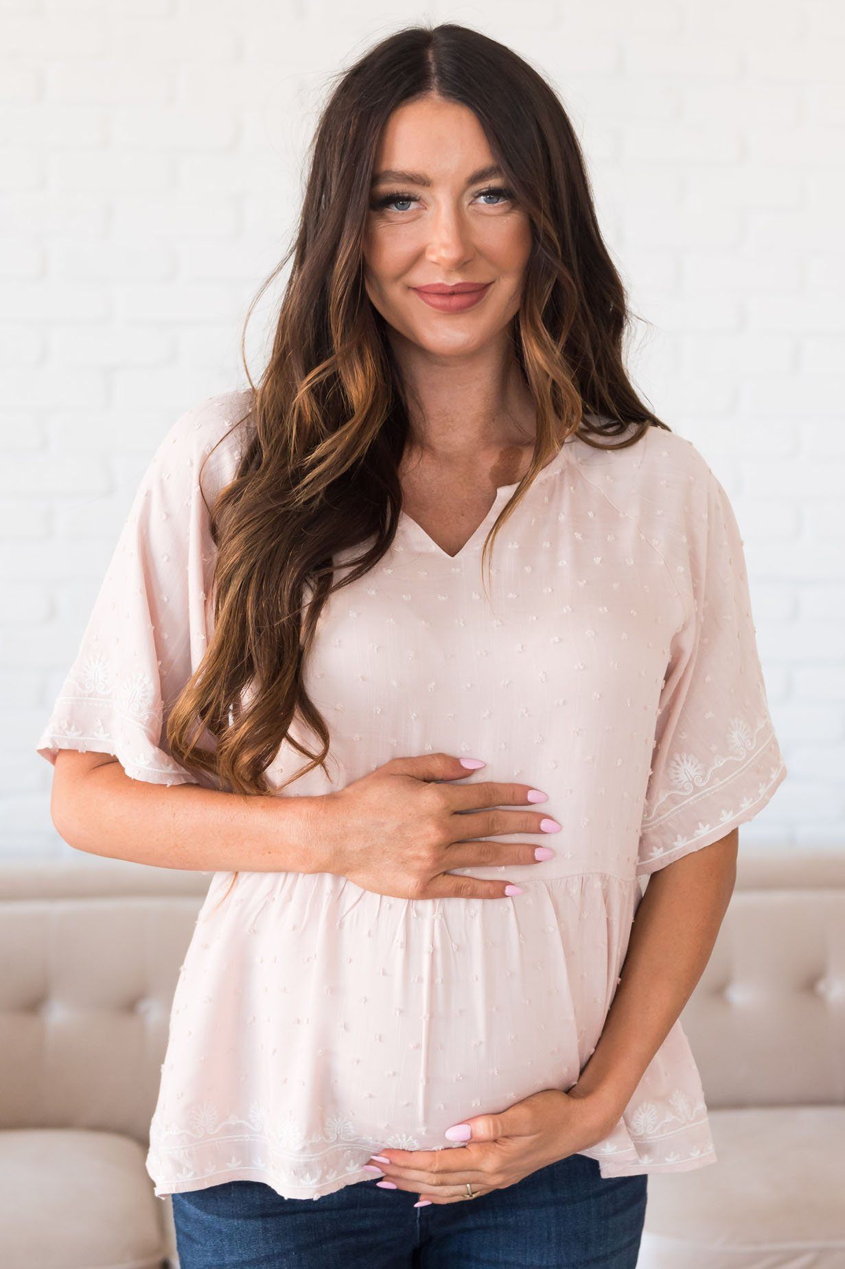 Made With Love Modest Blouse Tops vendor-unknown 