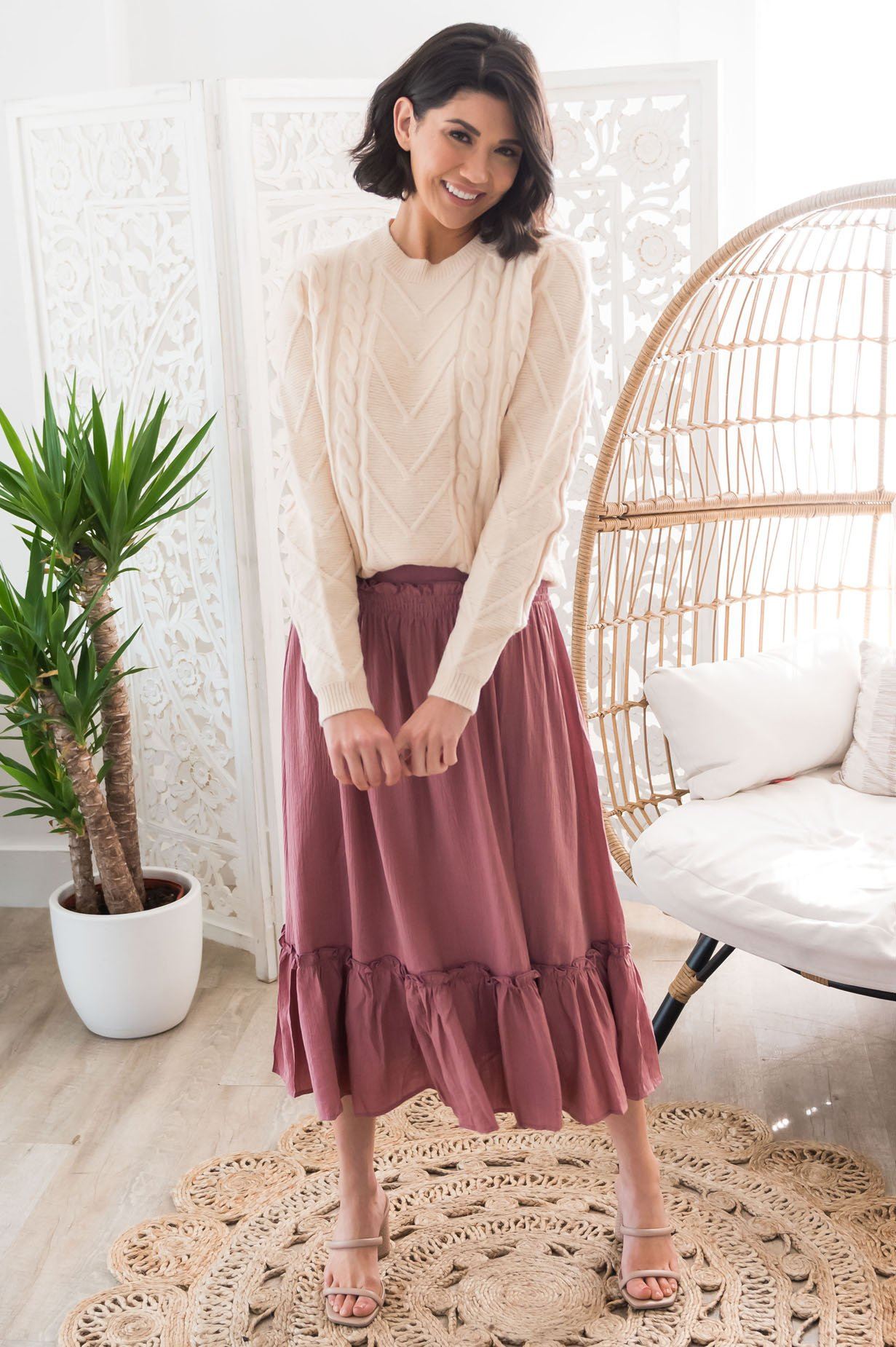 Swept Away Modest Skirt Skirts vendor-unknown 