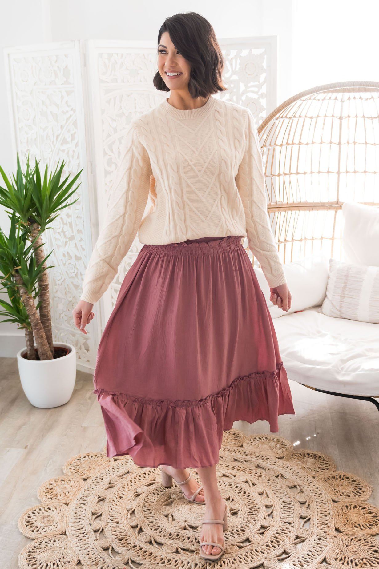 Swept Away Modest Skirt Skirts vendor-unknown 