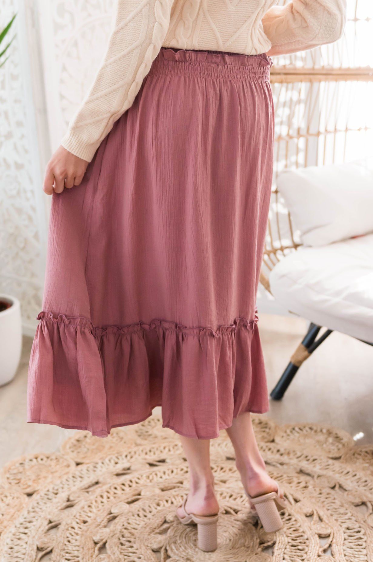 Swept Away Modest Skirt Skirts vendor-unknown 