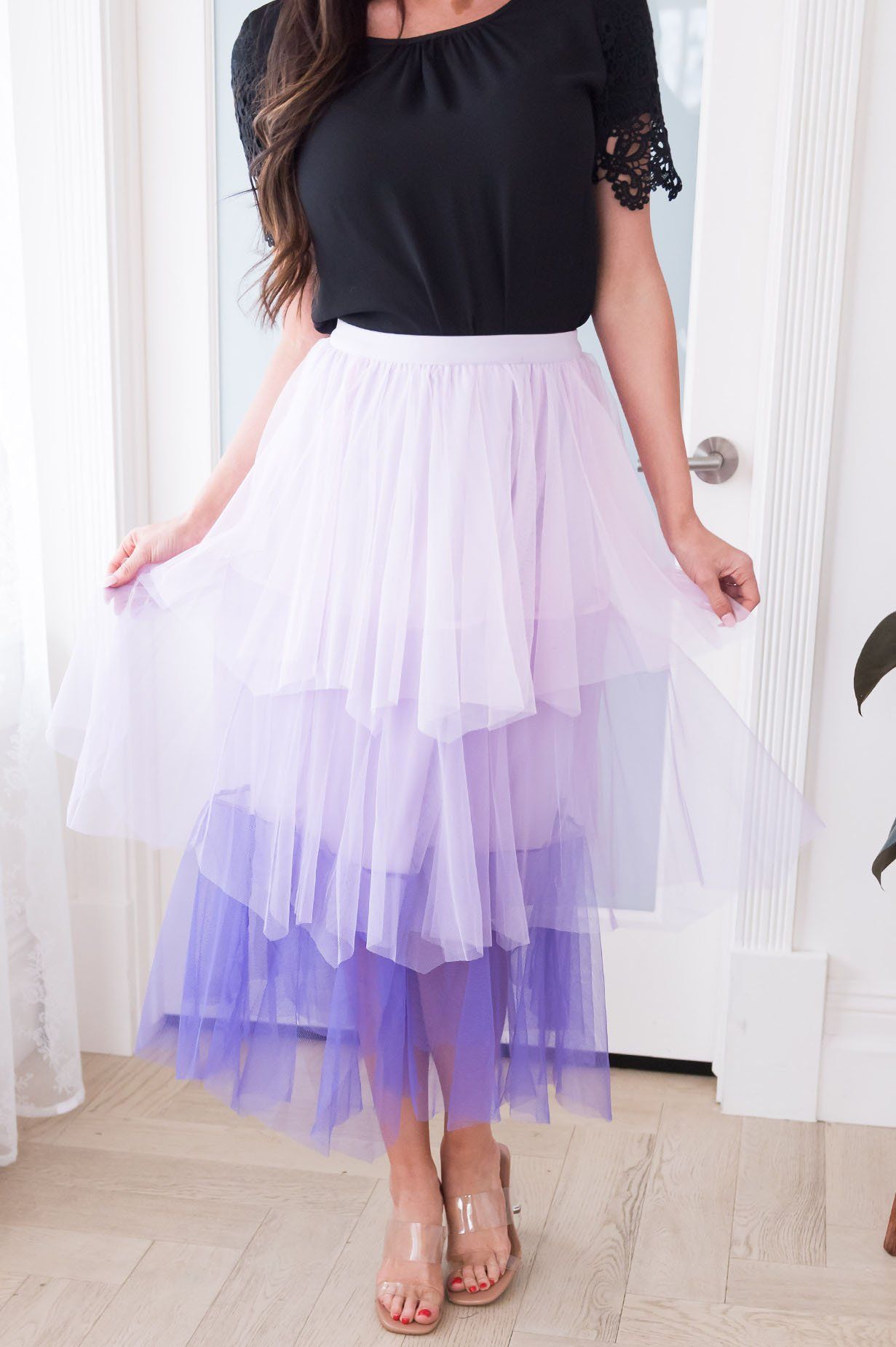 Create Your Happiness Modest Skirt Skirts vendor-unknown 