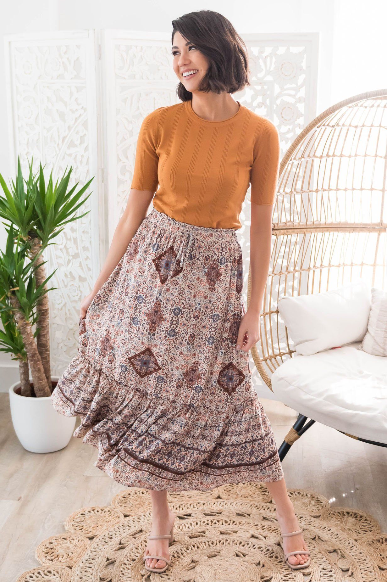 On An Adventure Modest Skirt Skirts vendor-unknown 