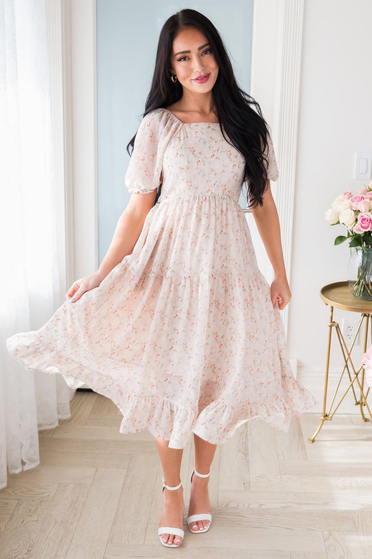 The Poppy Modest Maxi Dress - NeeSee's Dresses